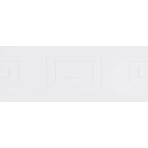 Ekena Millwork 36"H x 94 1/2"W Mid Century Modern PVC Wainscot Paneling Kit - WPK36X94MCM