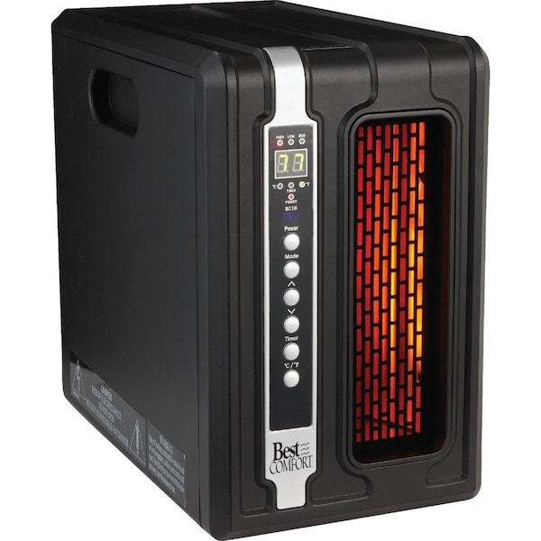Best Comfort 1500W 120V Quartz Heater with Remote - GD9215BD1