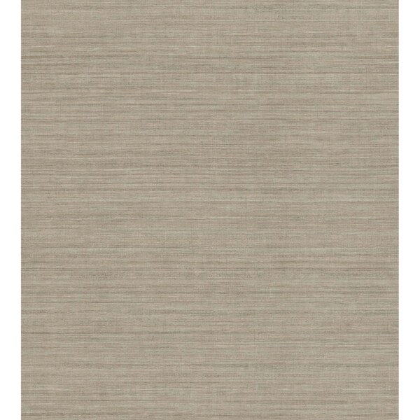 York Wallcoverings Tasar Silk Brown Wallpaper - ND3072N