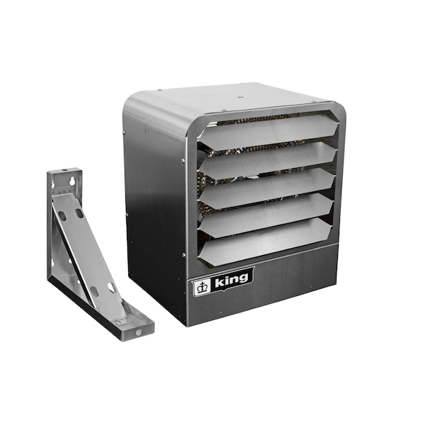 King Electric Electric Unit Heater W/ Thermostat & Mount Bracket, 1 Phase, 277V, 3kW - KBS2703-1-T-B1