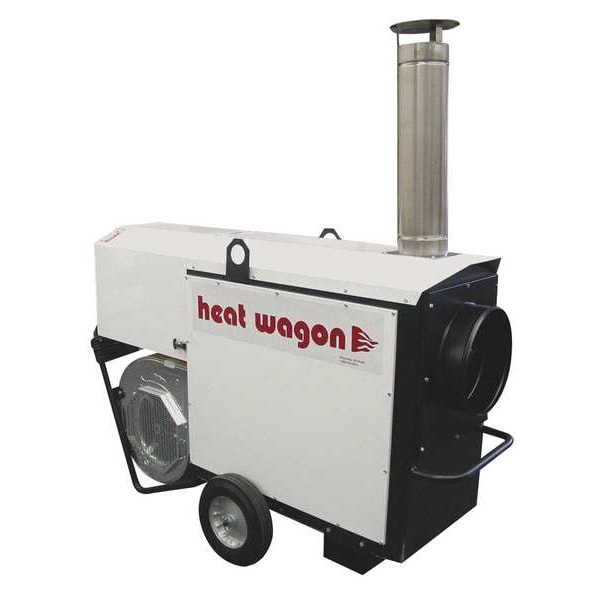 Heat Wagon Portable Gas Ducted Tent and Remediation Heater, Vapor Propane, Natural Gas, Direct Spark, 60 in L - VG400