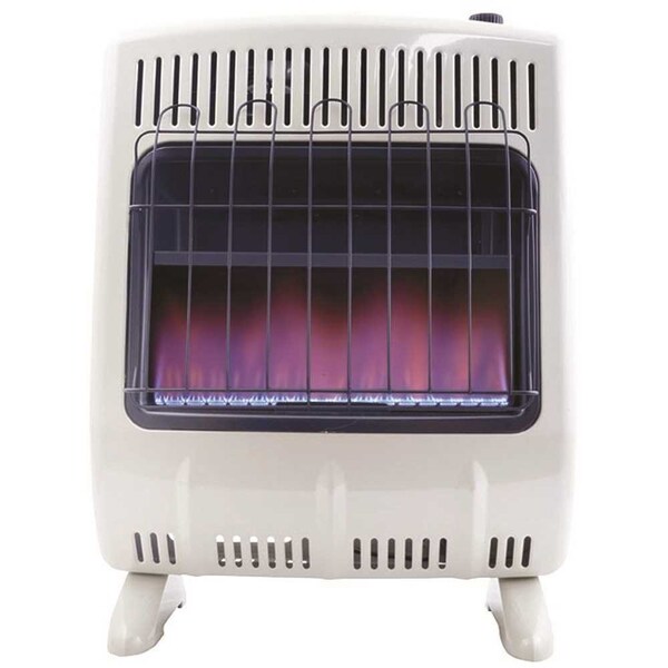 Heatstar 20,000 BTU Vent-Free Blue Flame Propane Heater with Thermostat and Blower - HSSVFBF20LPBT