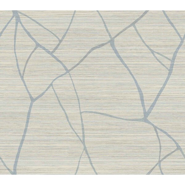 York Wallcoverings Raska Smokey Blue Wallpaper - AG2086