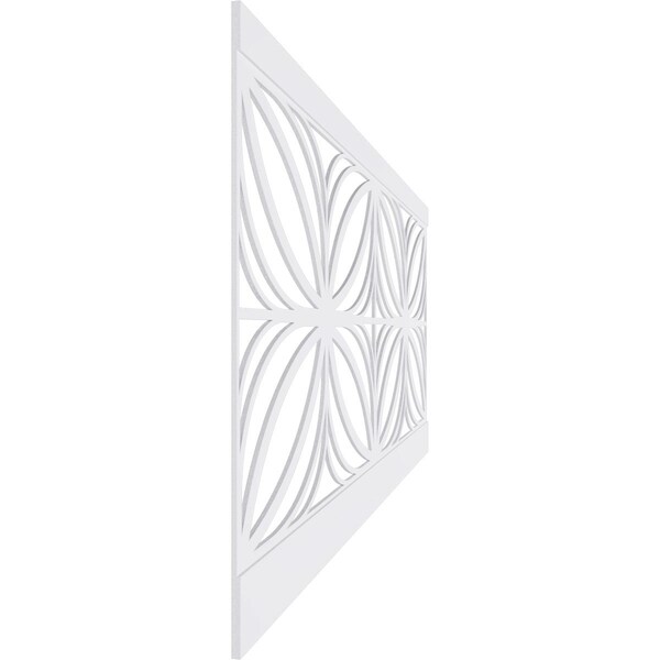 Ekena Millwork 44"H x 94 1/2"W Otis PVC Wainscot Paneling Kit - WPK44X94OTS