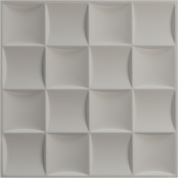 Ekena Millwork 19 5/8in. W x 19 5/8in. H Baile EnduraWall Decorative 3D Wall Panel, Total 32.04 Sq. Ft., 12PK - WP20X20BADST-CASE-12