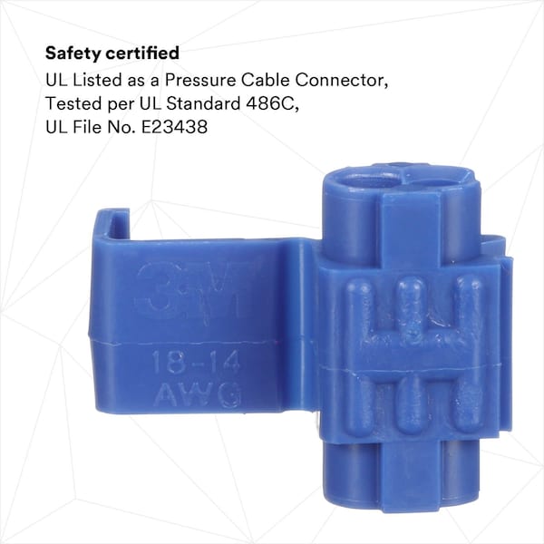 Conector de Desplazamiento 3M, 18-14 AWG, Paquete con 100 piezas - Caja 560B