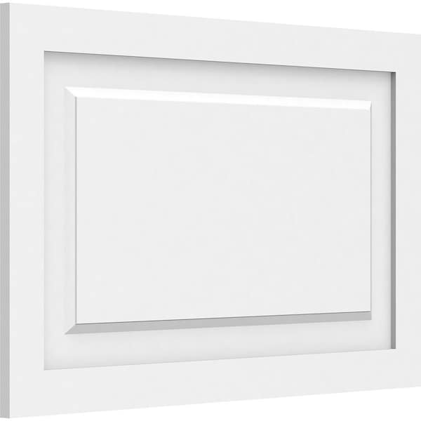 Ekena Millwork Harrison Raised Panel Decorative Wall Panel, 28"W x 18"H x 5/8"P - WALP28X18X062HAR