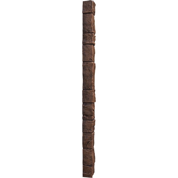 Ekena Millwork Universal Outside Corner for StoneWall Faux Stone Siding Panels - PNUOC03X48SQ
