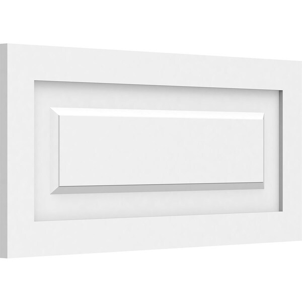 Ekena Millwork Harrison Raised Panel Decorative Wall Panel, 26"W x 12"H x 5/8"P - WALP26X12X062HAR