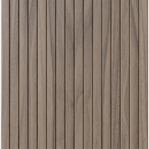 Designs Of Distinction 3/4" Thin Bevel Slat Tambour - Walnut (12"W x 96"L) - 011296201WL1