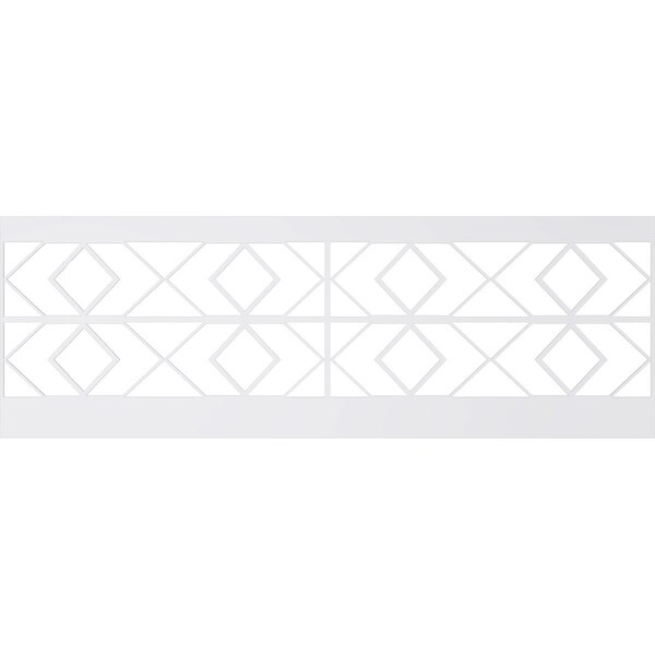 Ekena Millwork 32"H x 94 1/2"W Hillrose PVC Wainscot Paneling Kit - WPK32X94HRE