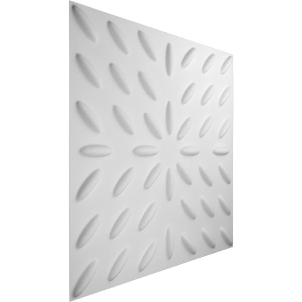 Ekena Millwork 19 5/8in. W x 19 5/8in. H Blaze EnduraWall Decor 3D Wall Panel Covers, Total 26.75 Sq. Ft., 10PK - WP20X20BLWH-CASE-10