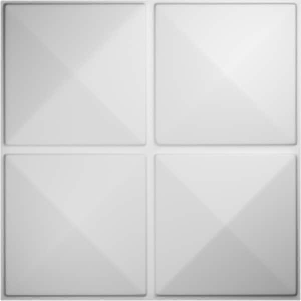 Ekena Millwork 19 5/8in. W x 19 5/8in. H Richmond EnduraWall Decor 3D Wall Panel Covers Total 133.73 Sq. Ft., 50PK - WP20X20RIWH-CASE-50