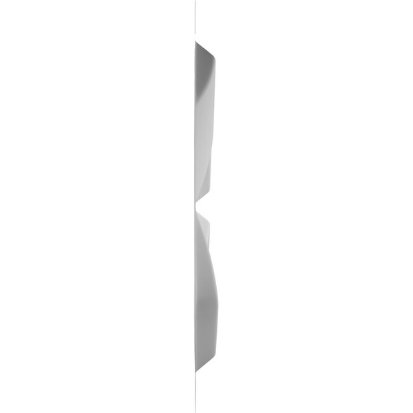 Ekena Millwork 19 5/8in. W x 19 5/8in. H Bradley EnduraWall Decor 3D Wall Panel Covers Total 53.49 Sq. Ft., 20PK - WP20X20BYWH-CASE-20