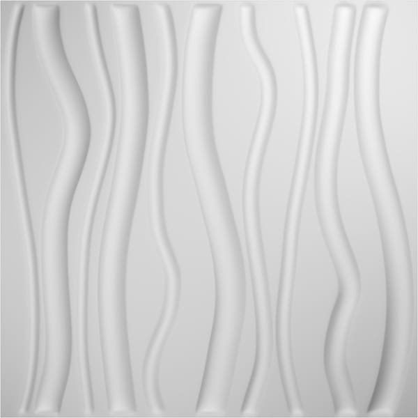Ekena Millwork 19 5/8in. W x 19 5/8in. H Jackson EnduraWall Decor 3D Wall Panel Covers, Total 32.1 Sq. Ft., 12PK - WP20X20JAWH-CASE-12