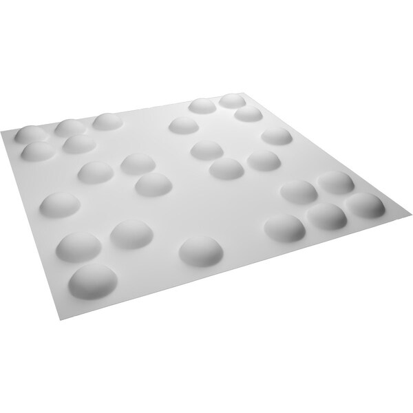 Ekena Millwork 19 5/8in. W x 19 5/8in. H Emery EnduraWall Decorative 3D Wall Panel Covers Total 53.49 Sq. Ft., 20PK - WP20X20EMWH-CASE-20