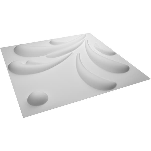 Ekena Millwork 19 5/8in. W x 19 5/8in. H Acacia EnduraWall Decorative 3D Wall Panel, White, 10PK - WP20X20ACWH-CASE-10