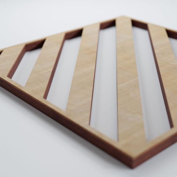 Ekena Millwork Extra Small Rothwell Decorative Fretwork Wood Wall Panels, Birch, 7 3/8"W x 7 3/8"H x 3/8"T - WALW08X08X0375RTWBI