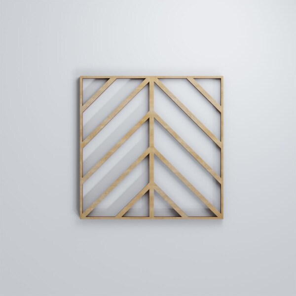 Ekena Millwork Extra Small Genoa Decorative Fretwork Wood Wall Panels, Birch, 7 3/8"W x 7 3/8"H x 3/8"T - WALW08X08X0375GNABI