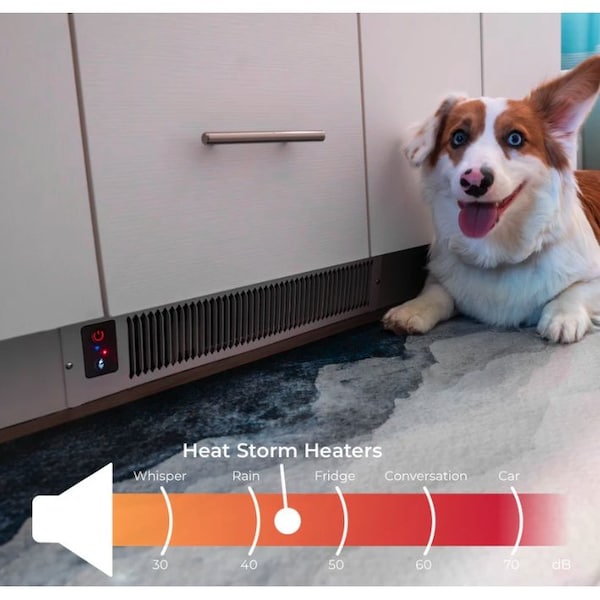 Heatstorm 1500 Watt Electric Kick Space Heater with WIFI - HS-1500-KP