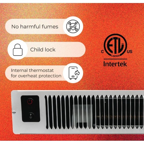 Heatstorm 1500 Watt Electric Kick Space Heater with WIFI - HS-1500-KP