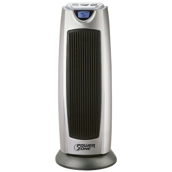 Simple Spaces Simple Spaces KPT-2000BN Ceramic Tower Heater, 120 V, 750/1500W, Grey - KPT-2000BN