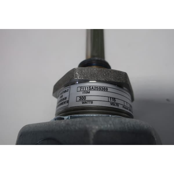 Indeeco 1Ph 9In 300W 115V-Ac Immersion Heater - 7111SA259369