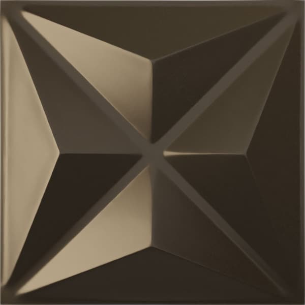 Ekena Millwork 11 7/8in. W x 11 7/8in. H Kent EnduraWall Decorative 3D Wall Panel Covers 0.98 Sq. Ft. - WP12X12KECDB