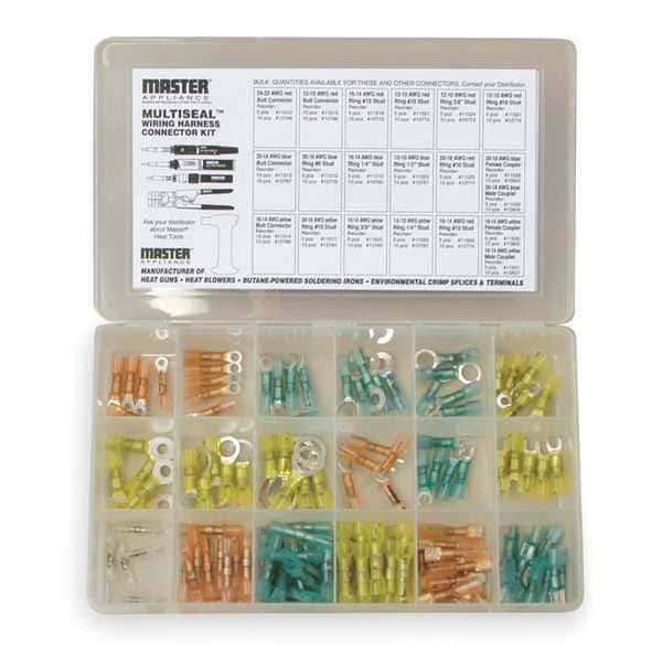Master Appliance 24-10 AWG Kit de Terminación de Cables de 120 Piezas - 11824