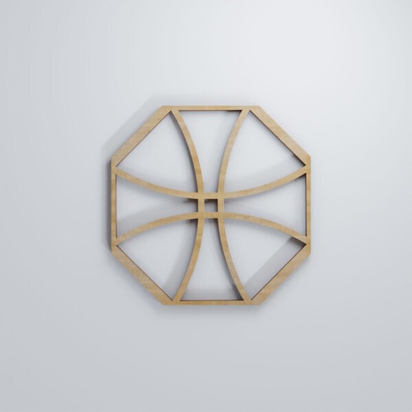 Ekena Millwork Extra Small Haswell Decorative Fretwork Wood Wall Panels, Hickory, 7 3/8"W x 7 3/8"H x 3/8"T - WALW08X08X0375HWLHI