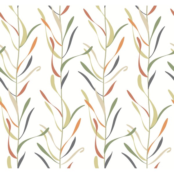 York Wallcoverings Chloe Vine Sienna Wallpaper - GO8321