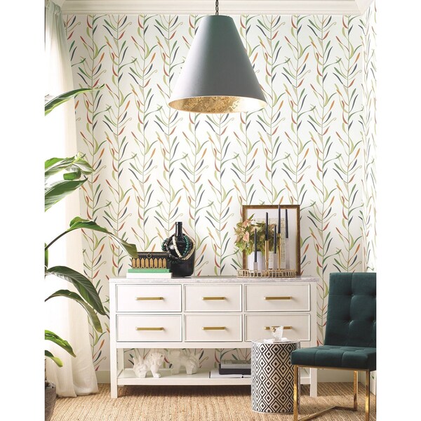 York Wallcoverings Chloe Vine Sienna Wallpaper - GO8321
