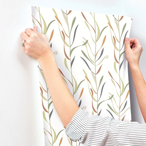 York Wallcoverings Chloe Vine Sienna Wallpaper - GO8321