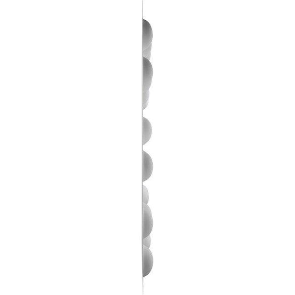 Ekena Millwork Emery EnduraWall Decorative 3D Wall Panel, White, 19 5/8"W x 19 5/8"H - WP20X20EMWH
