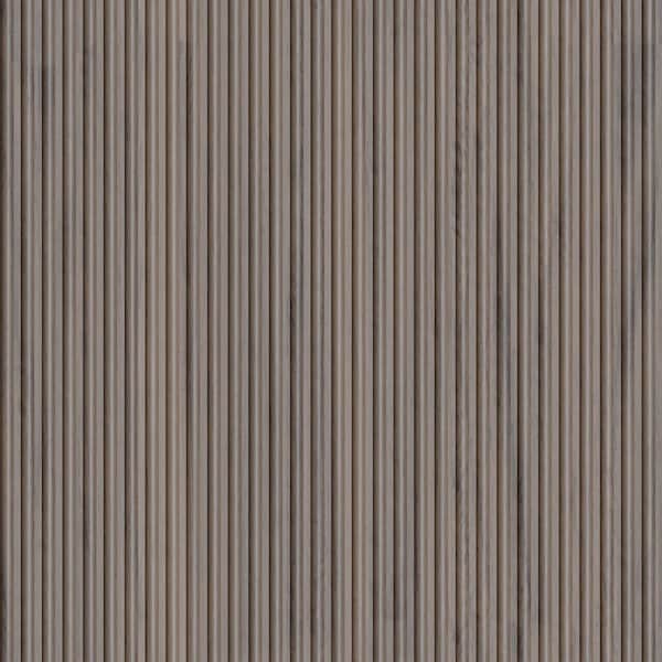 Designs Of Distinction 1/4in Cove-Cut Flexible Tambour, .25inT, 12in W x 48inL, Walnut - 011248402WL1