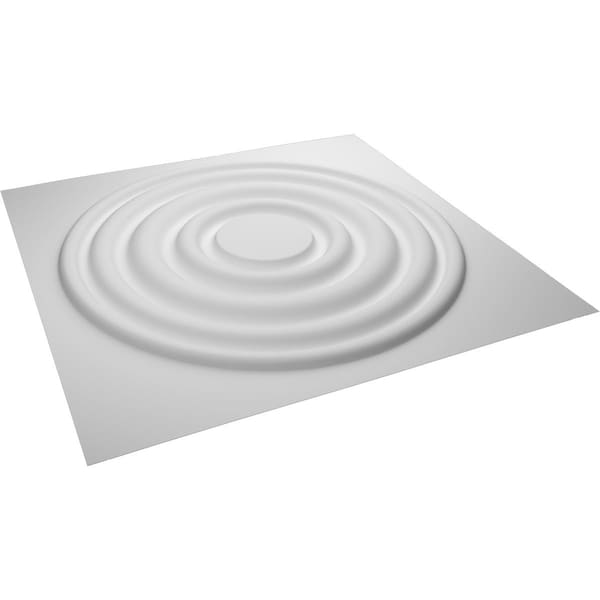Ekena Millwork 19 5/8in. W x 19 5/8in. H Wade EnduraWall Decorative 3D Wall Panel Covers, Total 26.75 Sq. Ft., 10PK - WP20X20WDWH-CASE-10
