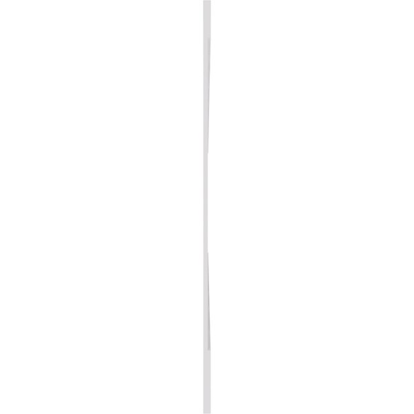 Ekena Millwork 36"H x 94 1/2"W Fowler PVC Wainscot Paneling Kit - WPK36X94FLR
