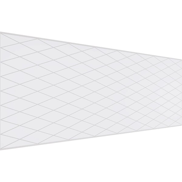 Ekena Millwork Set of Four Panels for 94 1/2"W x 36 1/4"H Linked Diamond Fretwork Wainscot Wall Paneling - WPKP18X01X47LDM