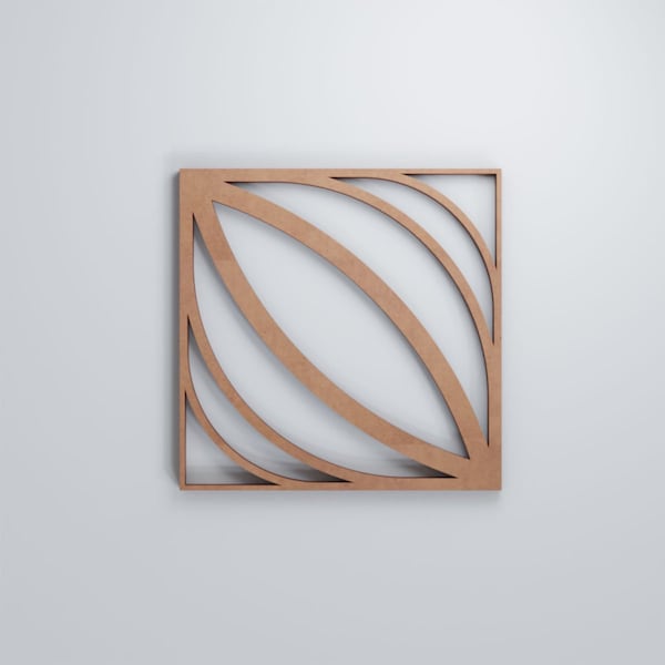 Ekena Millwork Extra Small Otis Decorative Fretwork Wood Wall Panels, Wood (Paint Grade), 7 3/8"W x 7 3/8"H x 3/8"T - WALW08X08X0375OTSMF