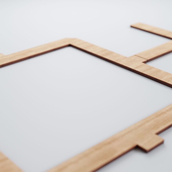 Ekena Millwork Large Carlisle Decorative Fretwork Wood Wall Panels, Alder, 40 7/8"W x 23 3/8"H x 3/8"T - WALW24X24X0375CARAL