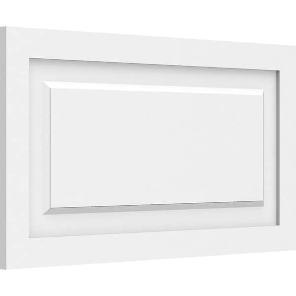 Ekena Millwork Harrison Raised Panel Decorative Wall Panel, 30"W x 16"H x 5/8"P - WALP30X16X062HAR