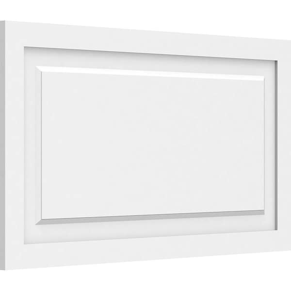 Ekena Millwork Harrison Raised Panel Decorative Wall Panel, 36"W x 20"H x 5/8"P - WALP36X20X062HAR