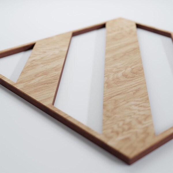 Ekena Millwork Small Strymon Decorative Fretwork Wood Wall Panels, Red Oak, 11 3/8"W x 11 3/8"H x 3/8"T - WALW12X12X0375STRRO