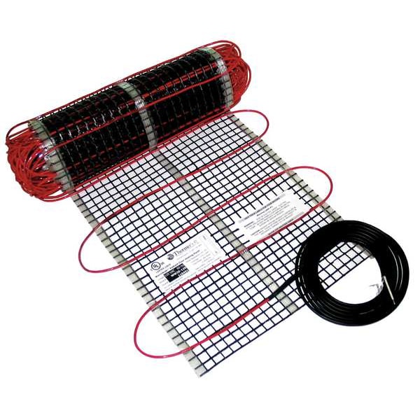 Thermosoft Electric Floor Heating Mat, 60 ft. L, 120V - WW60-120