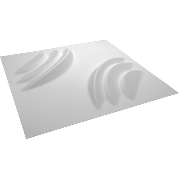 Ekena Millwork 11 7/8in. W x 11 7/8in. H Artisan EnduraWall Decor 3D Wall Panel Covers, Total 9.79 Sq. Ft., 10PK - WP12X12ARWH-CASE-10