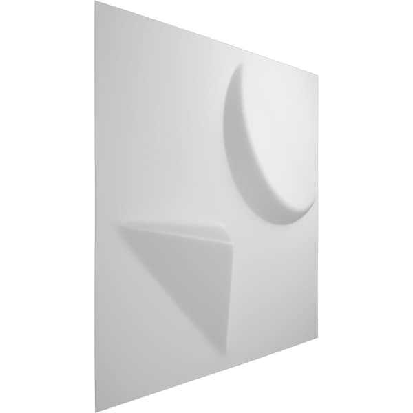 Ekena Millwork 11 7/8in. W x 11 7/8in. H Apollo EnduraWall Decor 3D Wall Panel Covers, Total 11.75 Sq. Ft., 12PK - WP12X12APWH-CASE-12