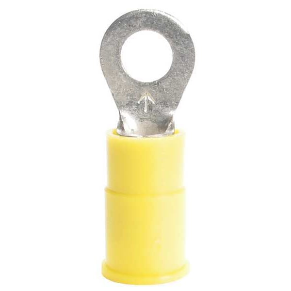 Terminal de Anillo de Vinilo de 12-10 AWG #8 Tapa PK25 - RV10-8Q