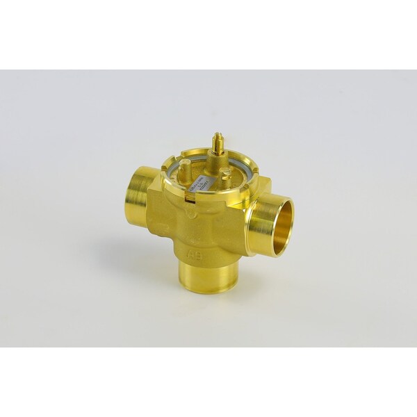 Resideo Fan Coil Valve Three Way 1'' Sweat 7 Cv Mixing 10 Psi Maximum Close Off Quick Opening - VU54S2024