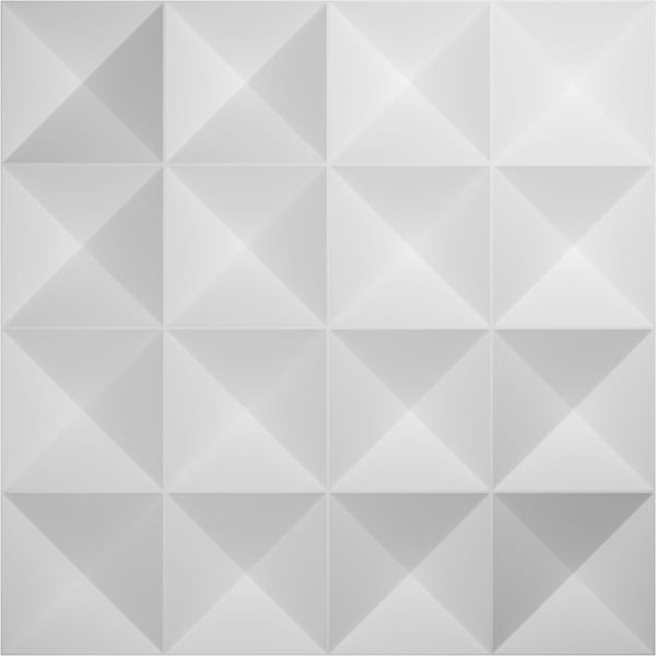 Ekena Millwork 19 5/8in. W x 19 5/8in. H Cornelia EnduraWall Decor 3D Wall Panel Covers Total 133.73 Sq. Ft., 50PK - WP20X20CNWH-CASE-50