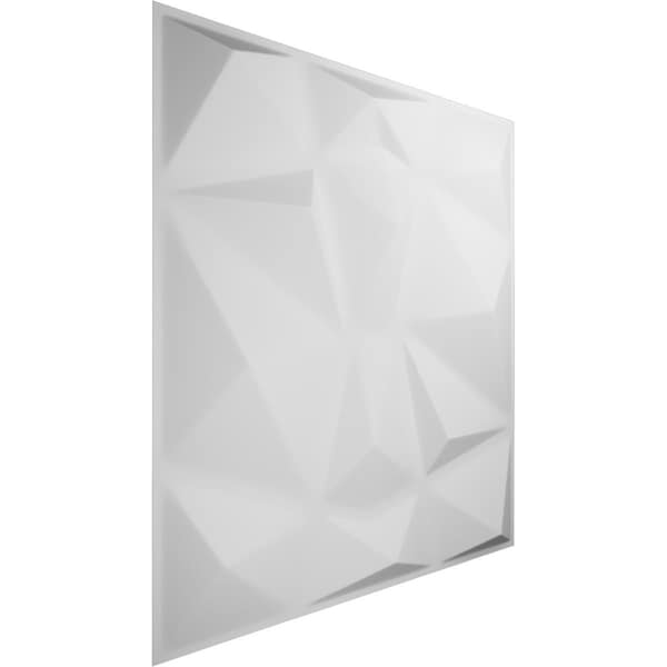 Ekena Millwork 19 5/8in. W x 19 5/8in. H Niobe EnduraWall Decorative 3D Wall Panel Covers, Total 32.1 Sq. Ft., 12PK - WP20X20NIWH-CASE-12